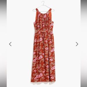 NWOT MADEWELL Halter Midi Dress in Hillside Daisies